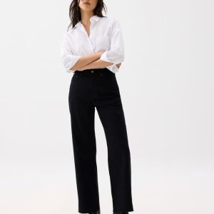 Denim Straight Leg Jeans