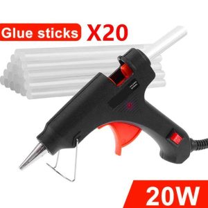 VIC 20W Hot Melt Glue Gun With 20PCS Glue Sticks For Repair Tool
