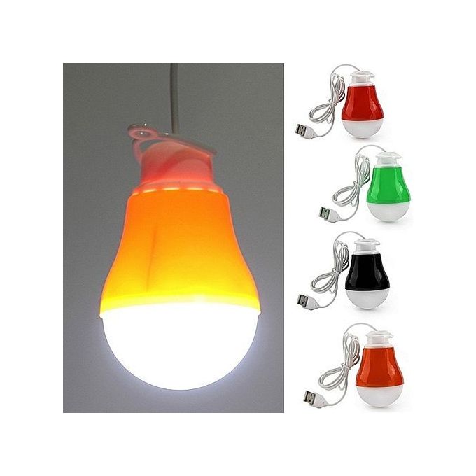 5 PIECES OF DC 5V 5W Portable LED Bulb USB Light