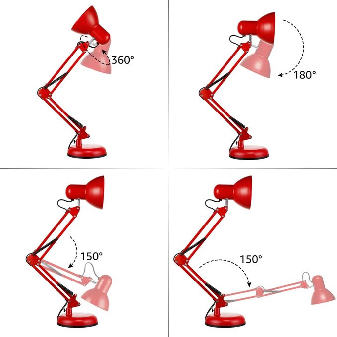 Adjustable Arm Desk Lamps/Table Lamp For Bedroom,Study,Home,Office - Image 2
