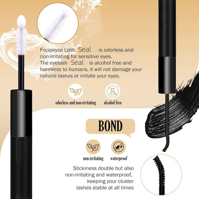 Lash Extensions Kit Single Cluster False Eyelashes 200pcs Lash Clusters D Curl 10-18mm - Image 2