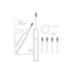 Six-speed Electric Toothbrush USB Charging-White