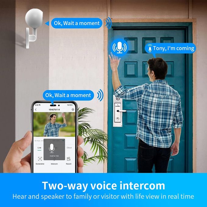 Home Security Surveillance WiFi Voice Clear Camera - Image 2
