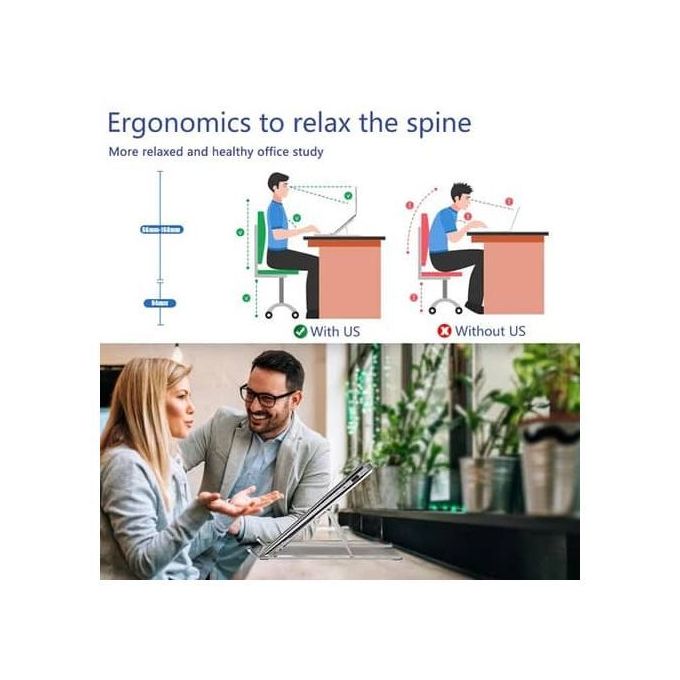 Portable 7~15.4 Inch Laptop Stand Also For Tablet Notebook - Image 6