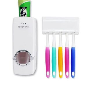 Toothbrush Holder And Automatic Toothpaste Dispenser