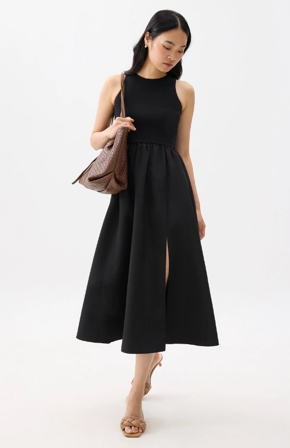 Fit & Flare Midaxi Dress