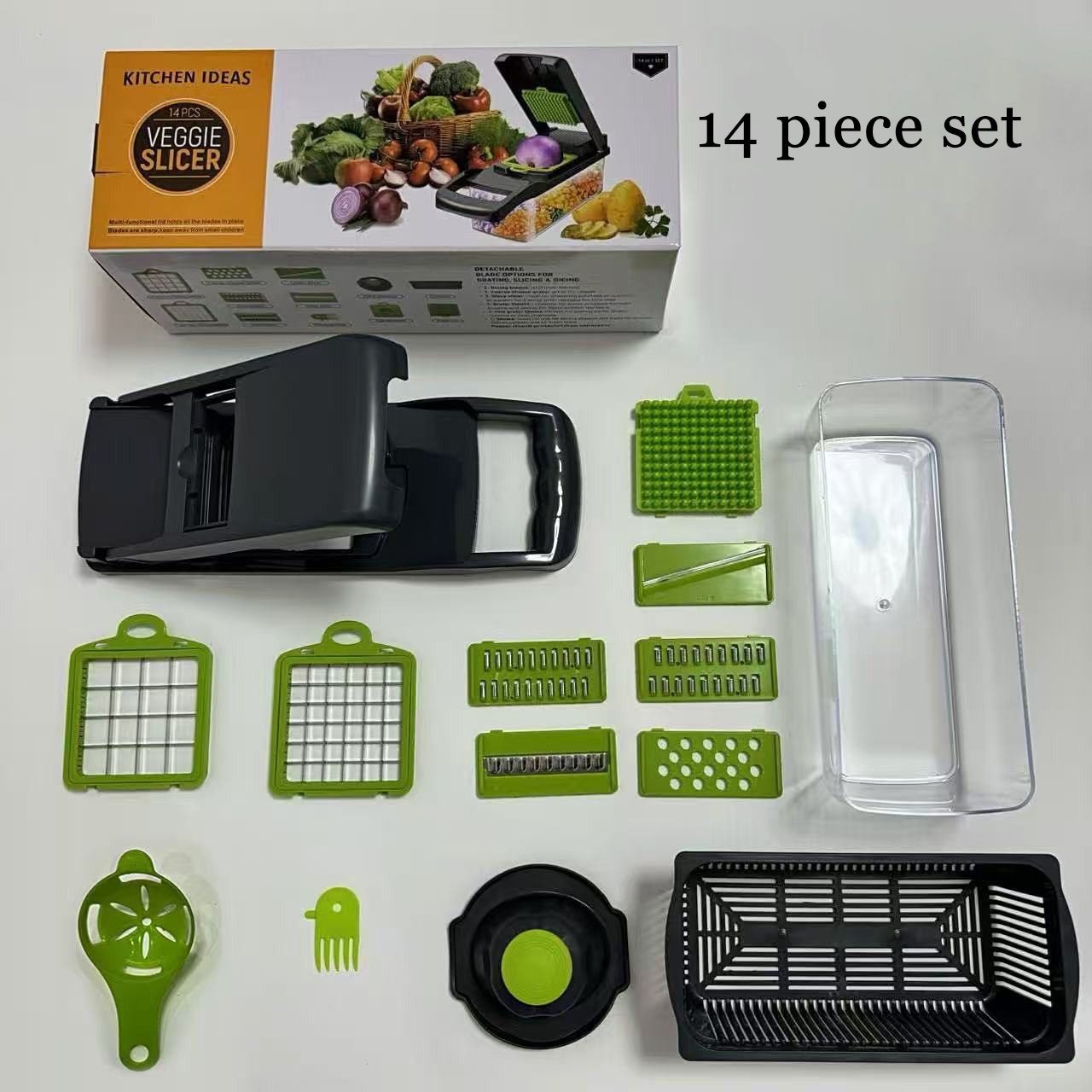 New Trend Fruit & Vegetable Tools Grater Slicer Kitchen Accessories Kitchen Gadgets Vegetable Chopper Set for Cooking - Image 10