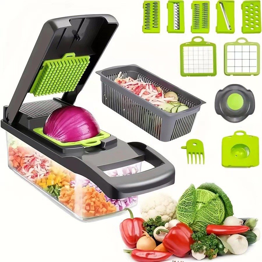 New Trend Fruit & Vegetable Tools Grater Slicer Kitchen Accessories Kitchen Gadgets Vegetable Chopper Set for Cooking - Image 5