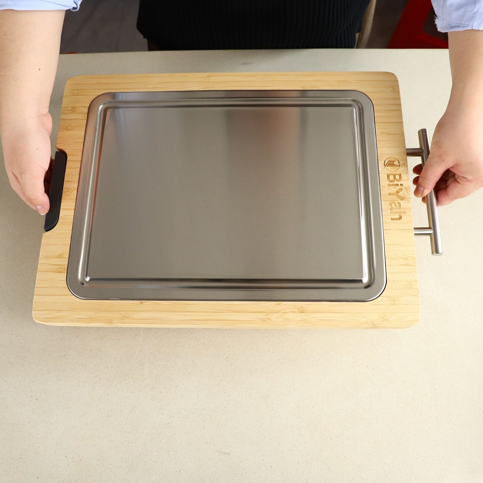 Cross-border New Handheld Fruit & Vegetable Chopper Spatula with ABS Material Mixing & Grinding Functions