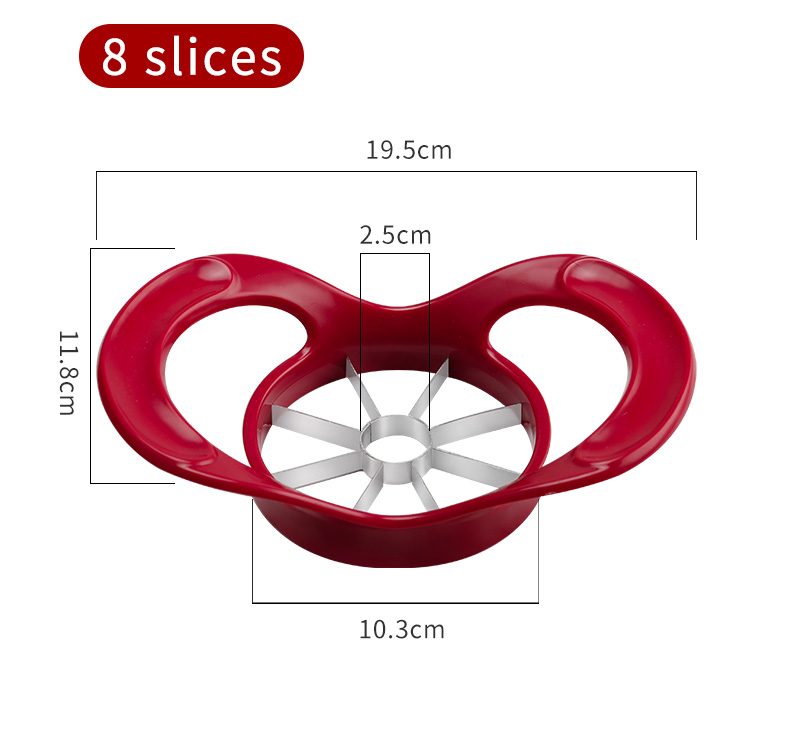 Stainless Steel Apple Cutter Fruit Pear Divider Slicer Cutting Corer Vegetable Tools Chopper Kitchen Gadgets