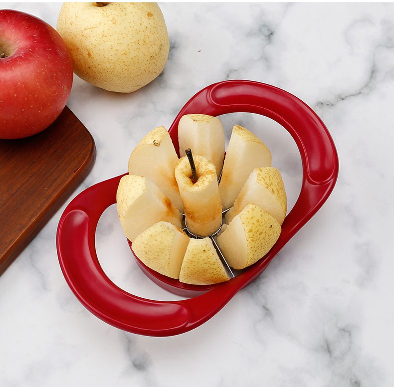 Stainless Steel Apple Cutter Fruit Pear Divider Slicer Cutting Corer Vegetable Tools Chopper Kitchen Gadgets