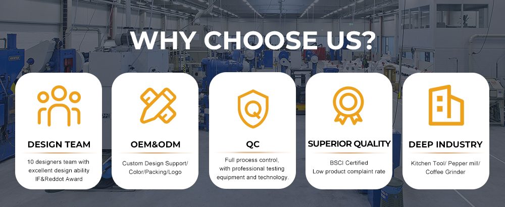 Acacia Wood Eco-Friendly Salt & Pepper Mills Set Home Kitchen Utensils Hand Grinder Accessories Custom