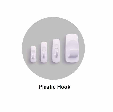 Self Adhesive Kitchen Holder Hook Hang Dish, Tea Towels, Dishcloths, Rags Push Handy Accessory , Bathroom, Shower, Cabinets