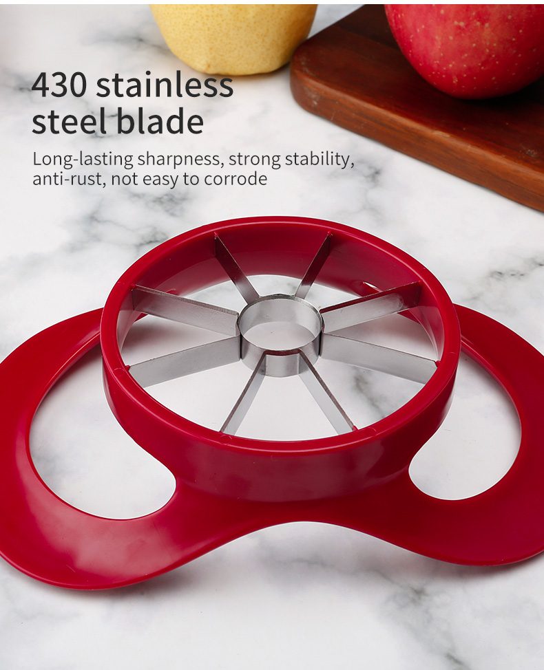 Stainless Steel Apple Cutter Fruit Pear Divider Slicer Cutting Corer Vegetable Tools Chopper Kitchen Gadgets