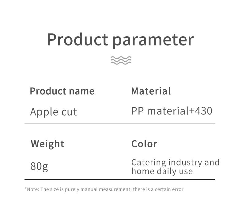 Stainless Steel Apple Cutter Fruit Pear Divider Slicer Cutting Corer Vegetable Tools Chopper Kitchen Gadgets