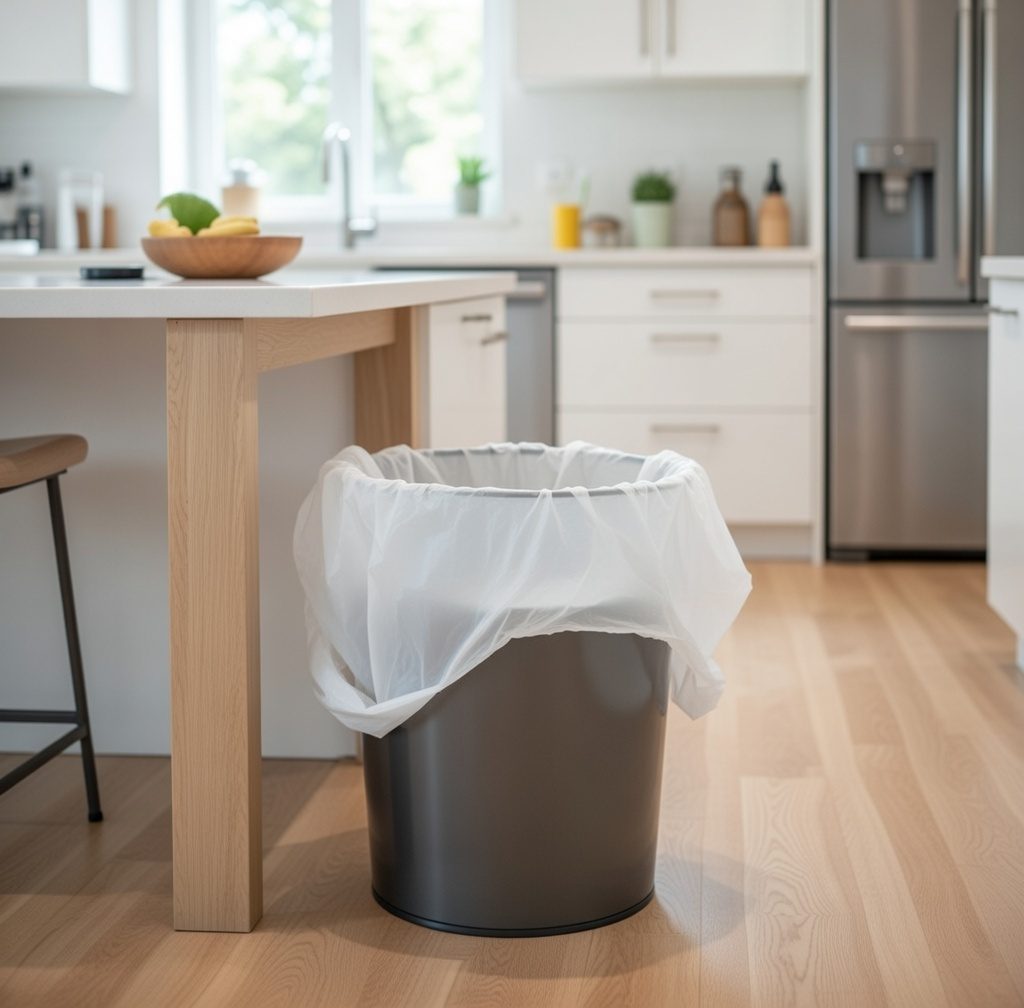 Compostable Trash Liners Garbage Bag EN13432 ASTM 6400 EU UK US Australia New Zealand Compliance Certified Kitchen Waste Ecopro